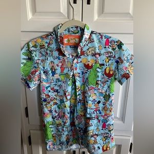 Youth Large nickelodeon hawaiian shirt